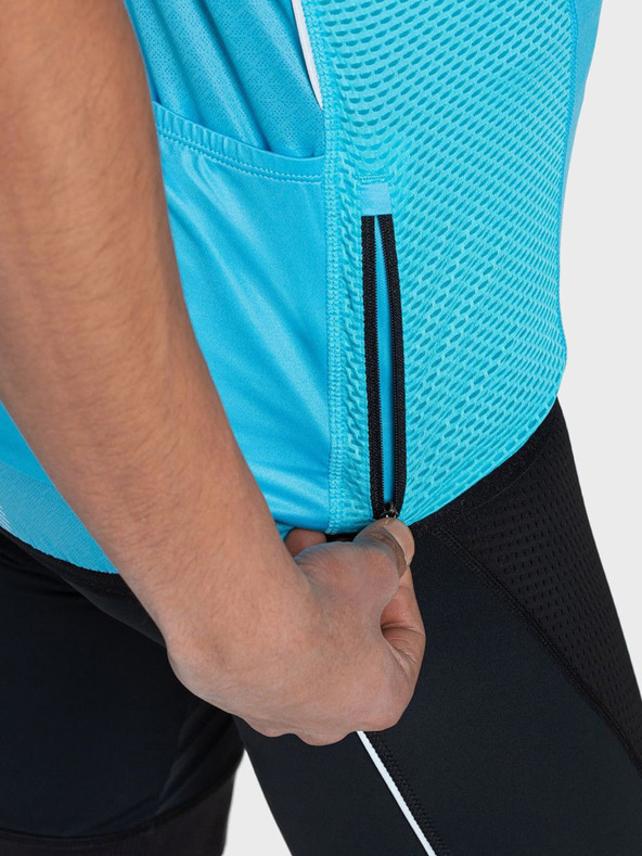 Kilpi Tricou sport albastru deschis pentru bărbați Kilpi CORRIDOR