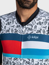 Kilpi Tricou sport imprimat pentru bărbați, alb-negru Kilpi RIVAL