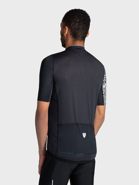 Kilpi Tricou sport negru cu fermoar pentru bărbați Kilpi PICARD