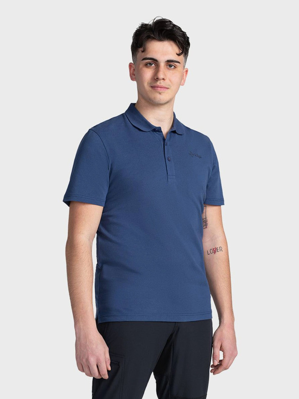Kilpi Tricou polo albastru închis pentru bărbați Kilpi VILAR