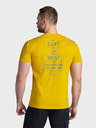 Kilpi Tricou bărbătesc cu spate imprimat galben Kilpi BANDE