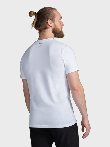 Kilpi Tricou bărbătesc imprimat alb Kilpi CHOOSE
