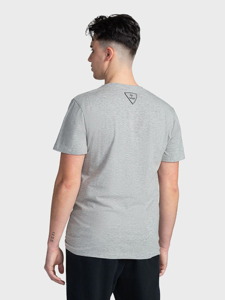 Kilpi Gri deschis bărbați imprimate T-shirt Kilpi PORTELA