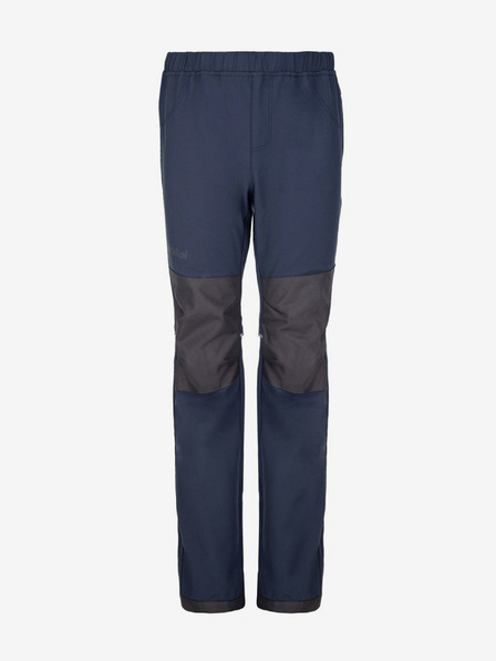 Kilpi Pantaloni de schi pentru copii din softshell albastru închis Kilpi RIZO