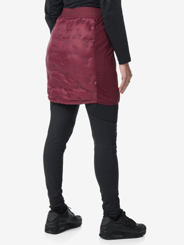 Kilpi Fustă matlasată de iarnă Burgundy pentru femei Kilpi LIAN