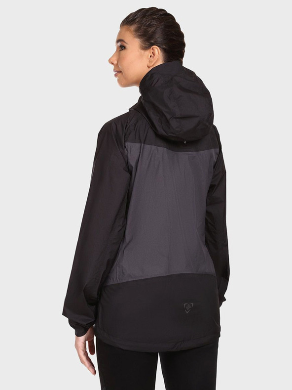 Kilpi Jachetă sport gri și neagră pentru femei KILPI HURRICANE