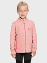 Kilpi Hanorac fleece pentru fete roz cu fermoar Kilpi ALACANT