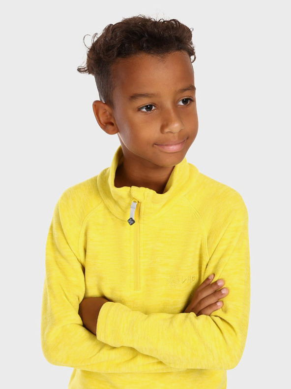 Kilpi Hanorac fleece galben pentru copii Kilpi ALMERI