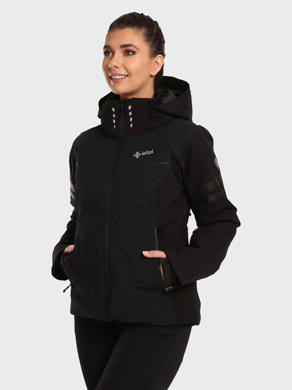 Kilpi Jachetă de schi neagră pentru femei Kilpi LORIEN