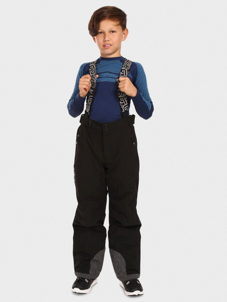 Kilpi Pantaloni de schi negri pentru băieți KILPI MIMAS