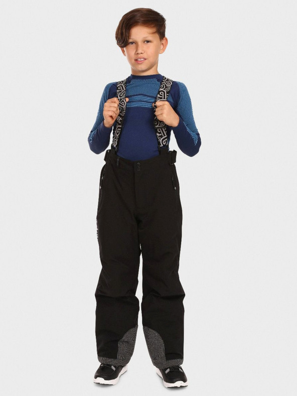 Kilpi Pantaloni de schi negri pentru băieți KILPI MIMAS