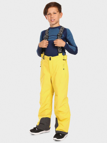 Kilpi Pantaloni de schi pentru băieți KILPI MIMAS galbeni