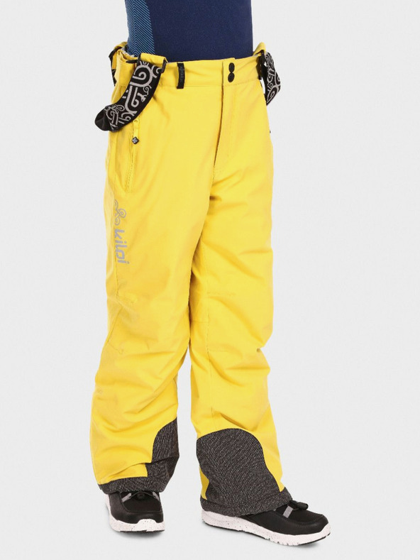 Kilpi Pantaloni de schi pentru băieți KILPI MIMAS galbeni