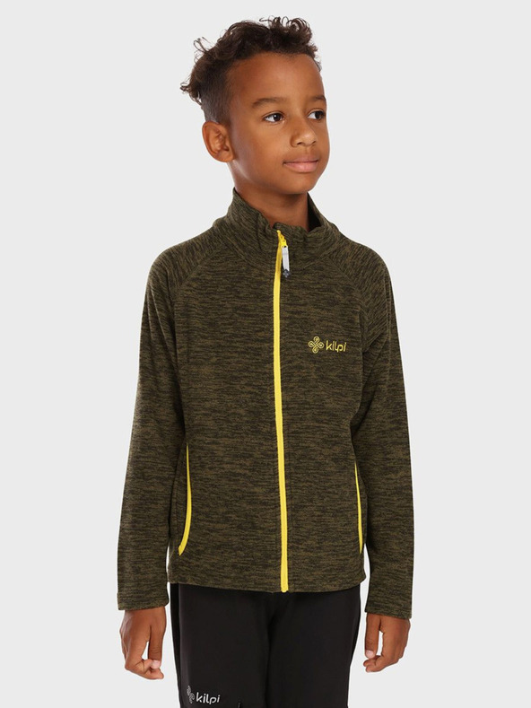 Kilpi Hanorac fleece kaki cu fermoar pentru băieți Kilpi ALACANT