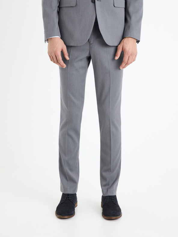 Celio Pantaloni de ceremonie gri pentru bărbați Celio Foaalto
