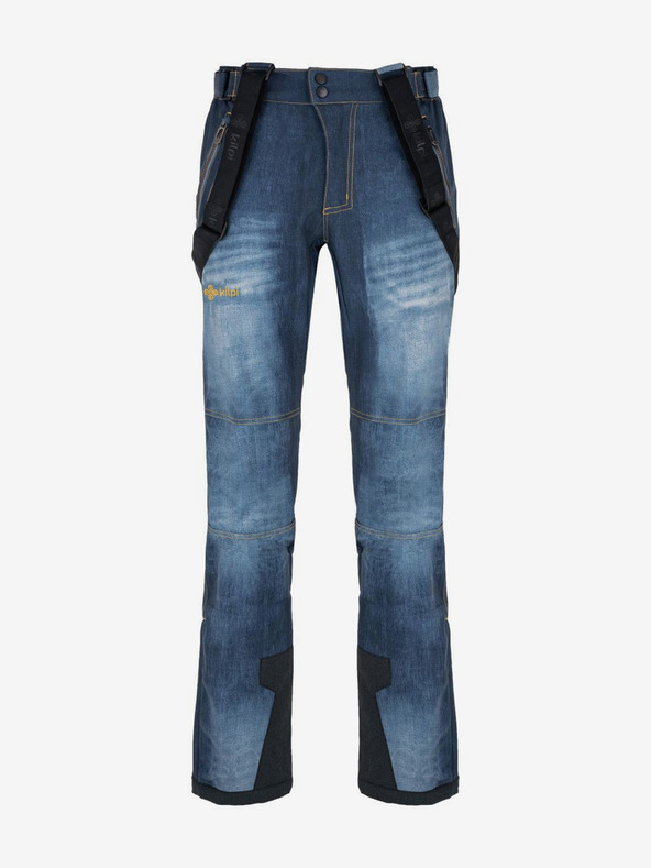 Kilpi Pantaloni de schi softshell pentru bărbați Kilpi JEANSO-M Albastru închis