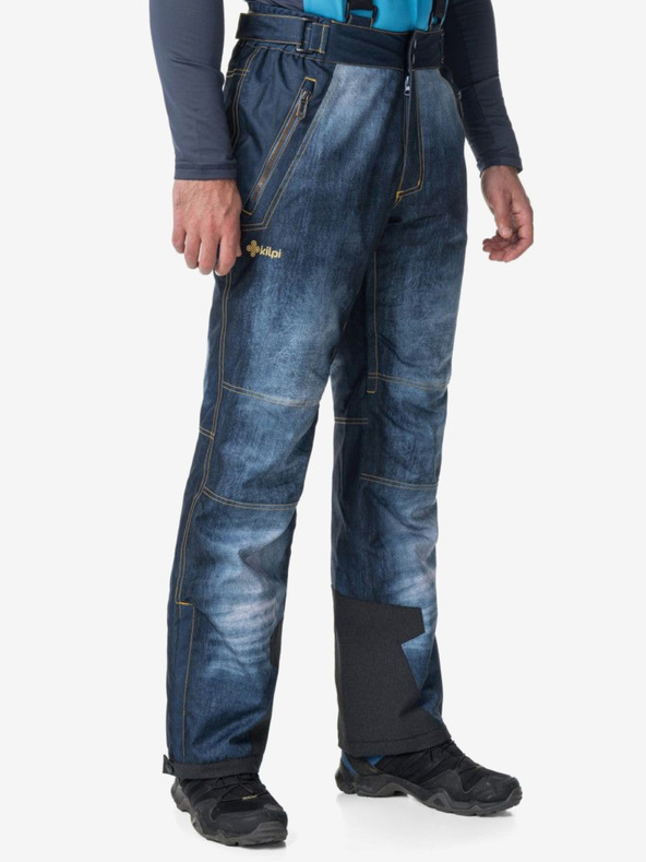 Kilpi Pantaloni de schi albastru închis pentru bărbați Kilpi DENIMO