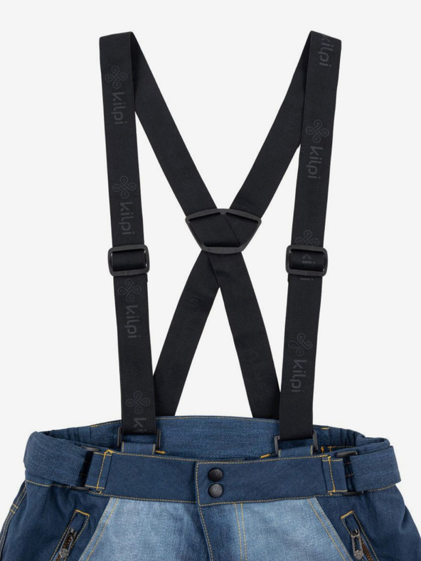 Kilpi Pantaloni de schi softshell albastru închis pentru bărbați Kilpi JEANSO