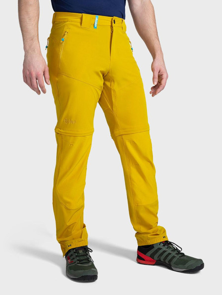 Kilpi Pantaloni bărbătești de exterior galbeni Kilpi HOSIO