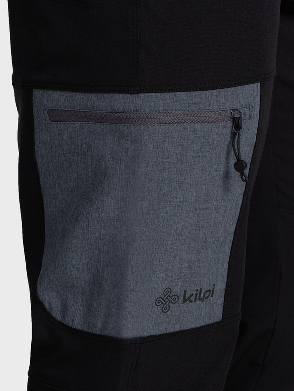 Kilpi Pantaloni de exterior negri pentru bărbați Kilpi LIGNE