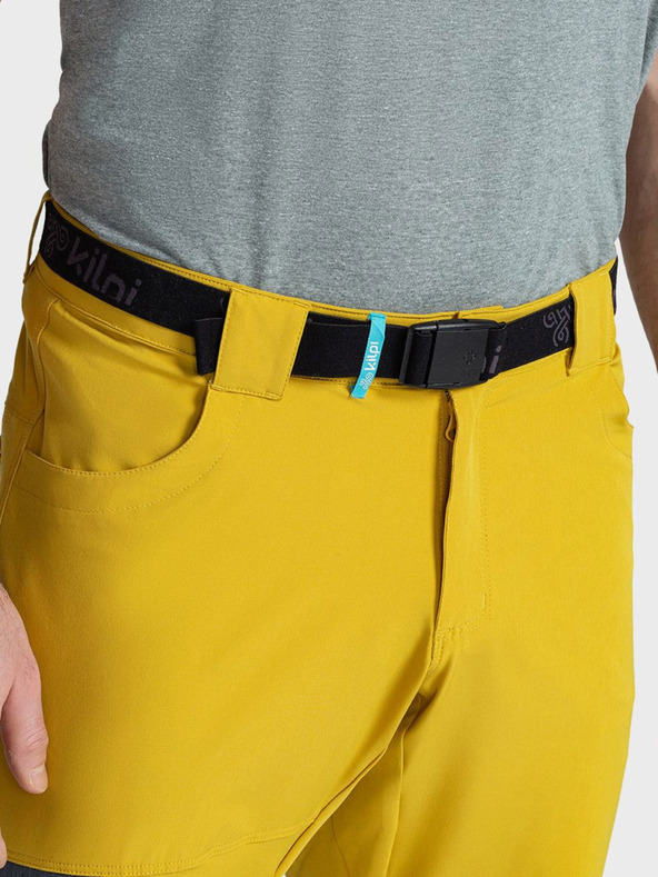 Kilpi Pantaloni galbeni de exterior pentru bărbați Kilpi LIGNE