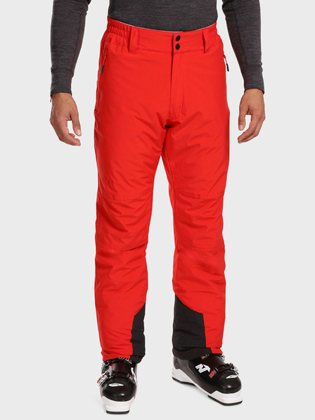 Kilpi Pantaloni de schi bărbați roșii KILPI GABONE