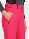 Kilpi Pantaloni de schi softshell roz închis pentru femei Kilpi RHEA