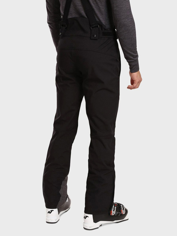 Kilpi Pantaloni de schi softshell negri pentru bărbați Kilpi RHEA