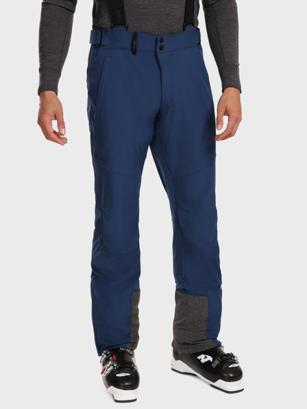 Kilpi Pantaloni de schi softshell albastru închis pentru bărbați Kilpi RHEA