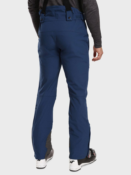 Kilpi Pantaloni de schi softshell albastru închis pentru bărbați Kilpi RHEA