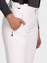 Kilpi Pantaloni de schi softshell albi pentru femei Kilpi DIONE