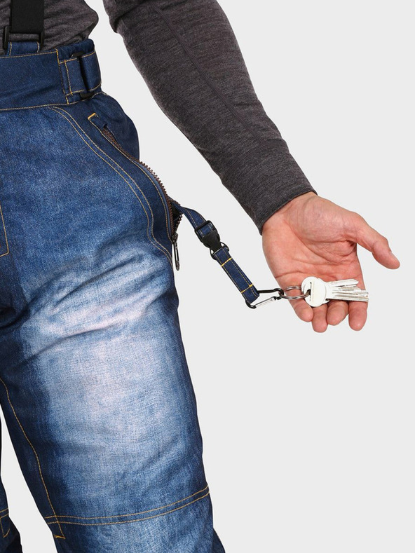 Kilpi Pantaloni de schi albastru închis pentru bărbați Kilpi DENIMO