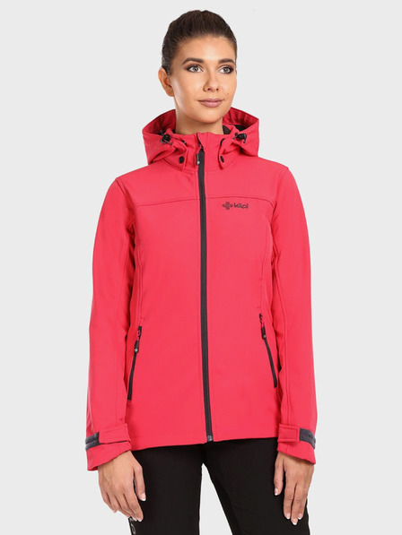 Kilpi Jachetă softshell roz închis pentru femei Kilpi RAVIA