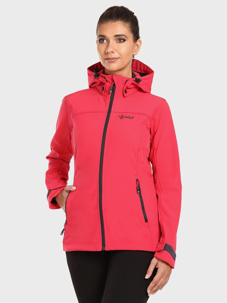 Kilpi Jachetă softshell roz închis pentru femei Kilpi RAVIA