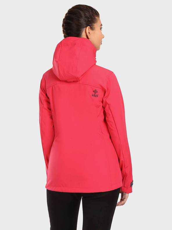 Kilpi Jachetă softshell roz închis pentru femei Kilpi RAVIA