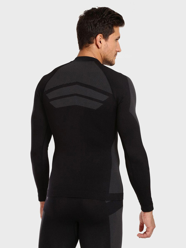Kilpi Tricou termic negru pentru bărbați KILPI NATHAN