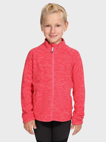 Kilpi Hanorac fleece cu fermoar pentru fete roz închis Kilpi ALACANT