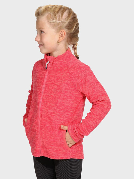Kilpi Hanorac fleece cu fermoar pentru fete roz închis Kilpi ALACANT