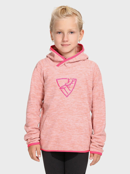 Kilpi Hanorac fleece roz pentru fete Kilpi FLOND