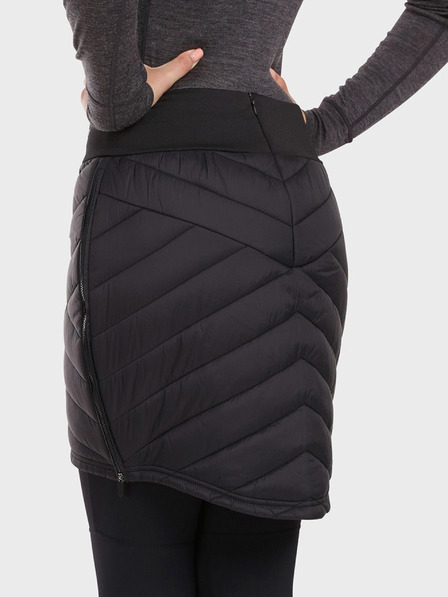 Kilpi Fustă de iarnă matlasată, neagră, pentru femei Kilpi TANY