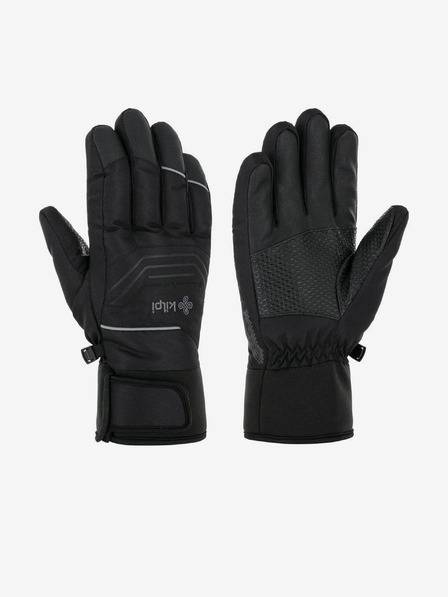 Kilpi Mănuși de schi unisex negre Kilpi SKIMI