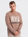 Ombre Clothing Tricou bărbătesc maro Ombre Clothing