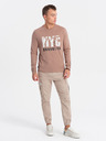 Ombre Clothing Tricou bărbătesc maro Ombre Clothing