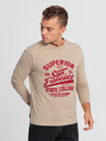 Ombre Clothing Tricou bărbătesc bej Ombre Clothing