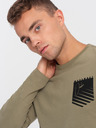 Ombre Clothing Tricou kaki pentru bărbați Ombre Clothing