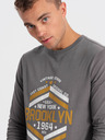 Ombre Clothing Tricou bărbătesc gri Ombre Clothing