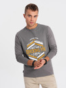 Ombre Clothing Tricou bărbătesc gri Ombre Clothing
