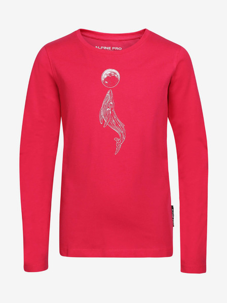 ALPINE PRO Tricou pentru fete roz închis ALPINE PRO Olero