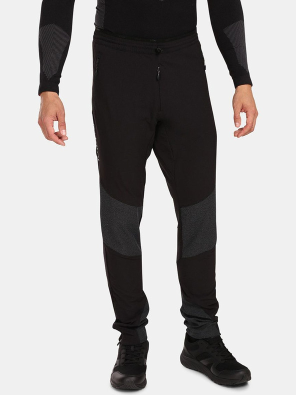 Kilpi Pantaloni negri de exterior pentru bărbați KILPI NUUK-M