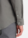 Ombre Clothing Cămașă kaki pentru bărbați Ombre Clothing